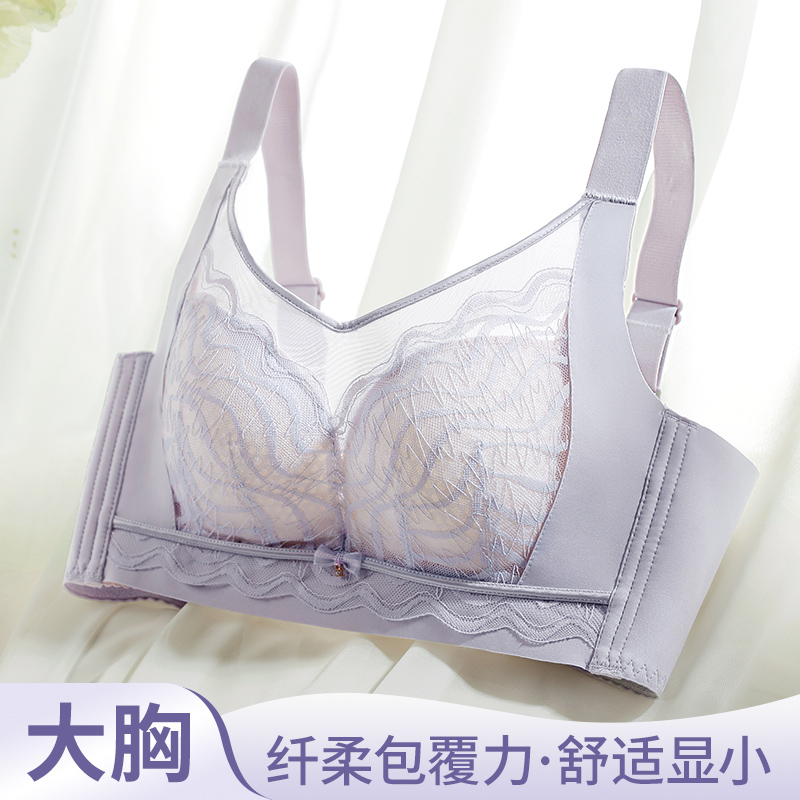 Wirefree Bra Comfort - 36-42CD BHs in Übergröße, Spitzenbesatz, atmungsaktiv,
